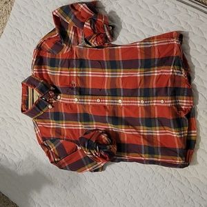 Hollister plaid button down